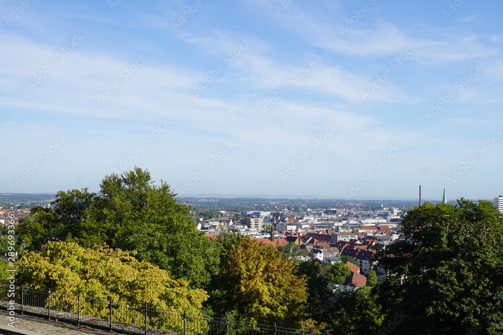 view from the city in Bielefeld