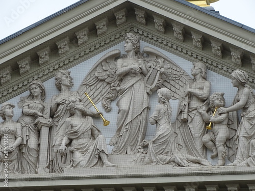  fronton frontispicio sala de conciertos Concertgebouw  amsterdam  holanda paises bajos 