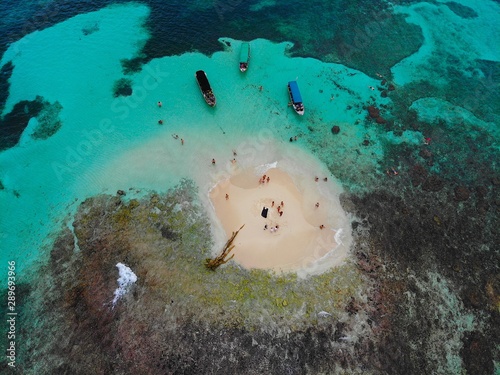 San Blas Islands Panama - Drone View photo
