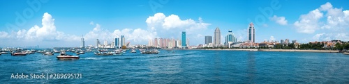 Modern Urban Skyline in Qingdao  China
