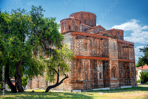 The byzantine church of Panagia Parigoritissa (13th century A.D.), Arta, Greece photo