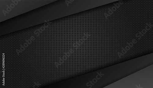 Abstract metal background. Tech dark design with  Vector background.