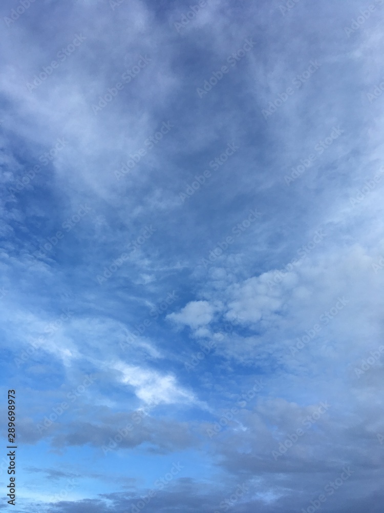 Obraz premium blue sky with clouds