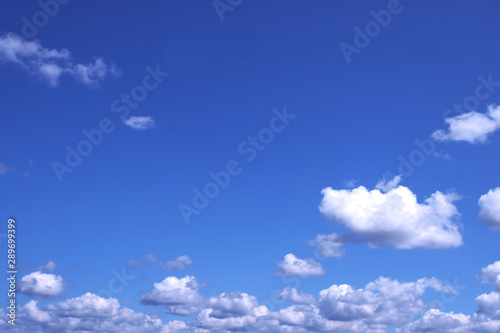 Blue sky with clouds