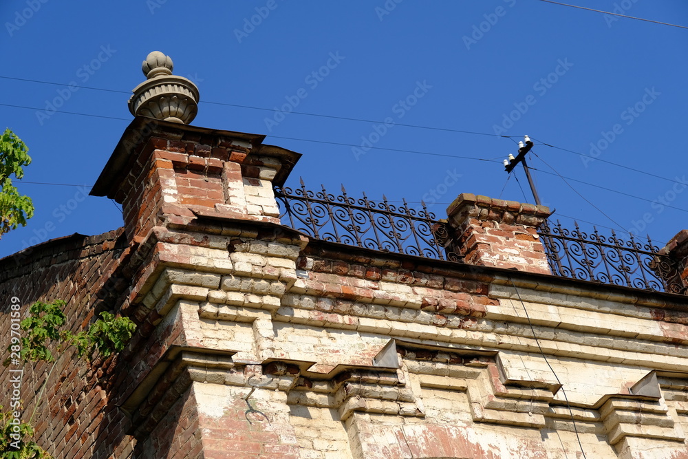 Details and elements of the facade of buildings Details and elements of the facade of buildings