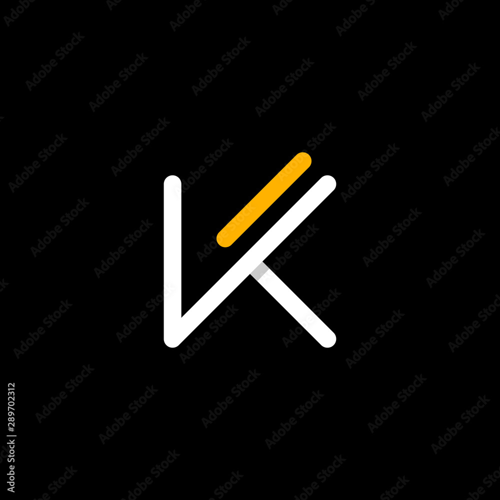 Letter K Line Creative Modern Icon Logo Design Template Element Vector Illustration Letter K Line Creative Modern Icon Logo Design Template Element Vector Illustration