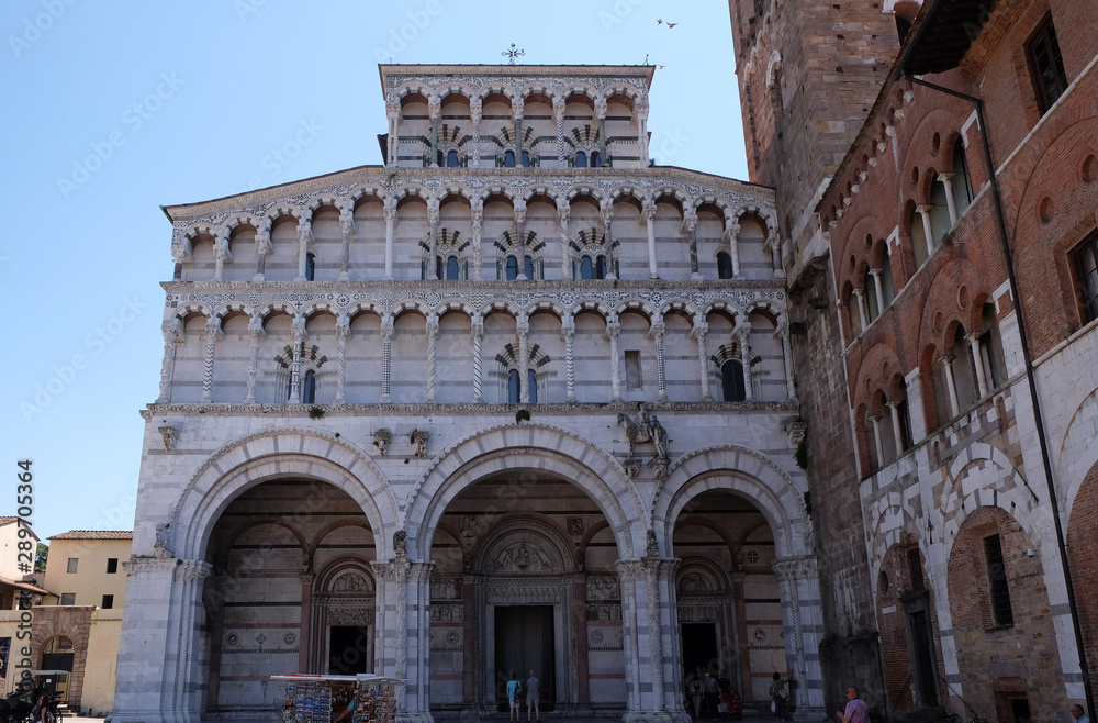 Cathedral of St Martin is the seat of the Archbishop of Lucca and the main city landmark in Lucca, Italy