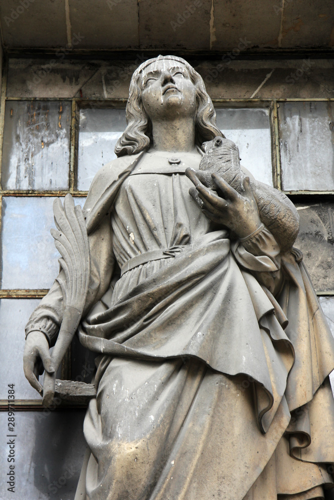 Saint Agnes of Rome, Madeleine church in Paris