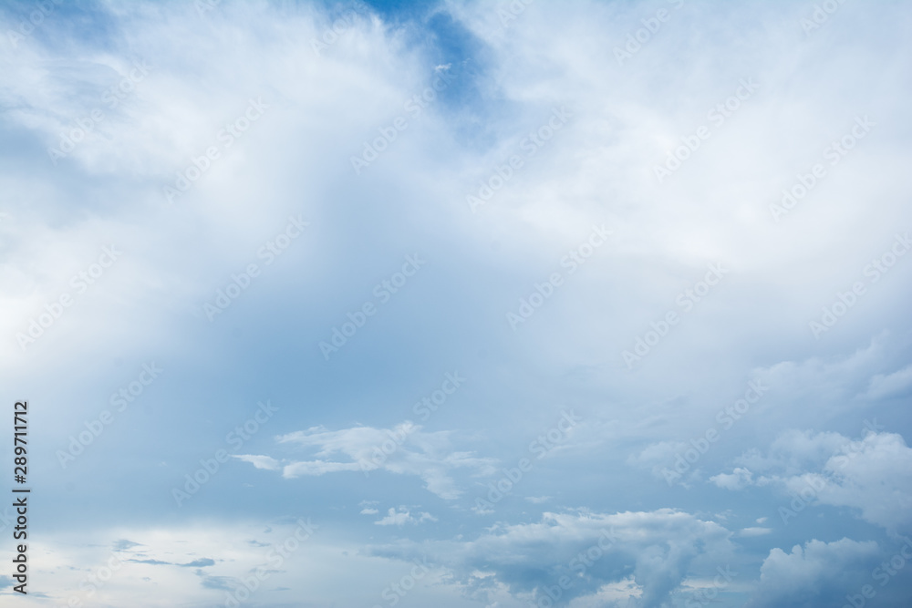 Obraz premium Blue sky natural background.