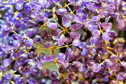 Photography purple stones