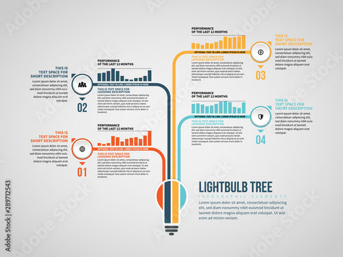 Lightbulb Tree Infographic