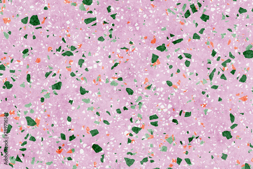 Terrazzo texture. Polished concrete floor and wall pattern. Color surface marble and granite stone, material for decoration