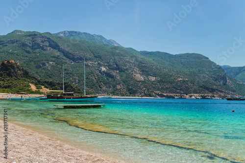 Seascape island in Greece