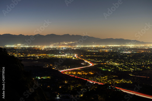 Los Angeles California dawn...