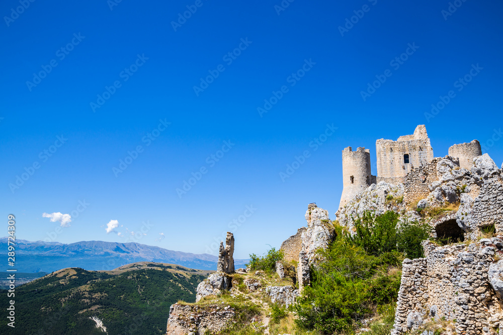 Rocca Calascio. The ancient fortress in Abruzzo