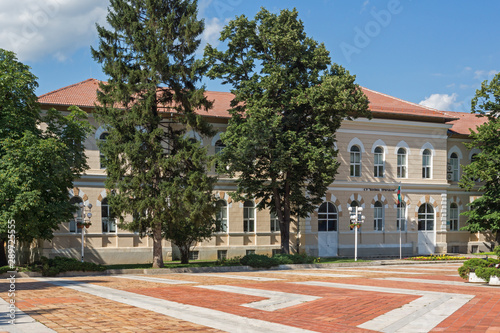 Center of town of Vratsa, Bulgaria