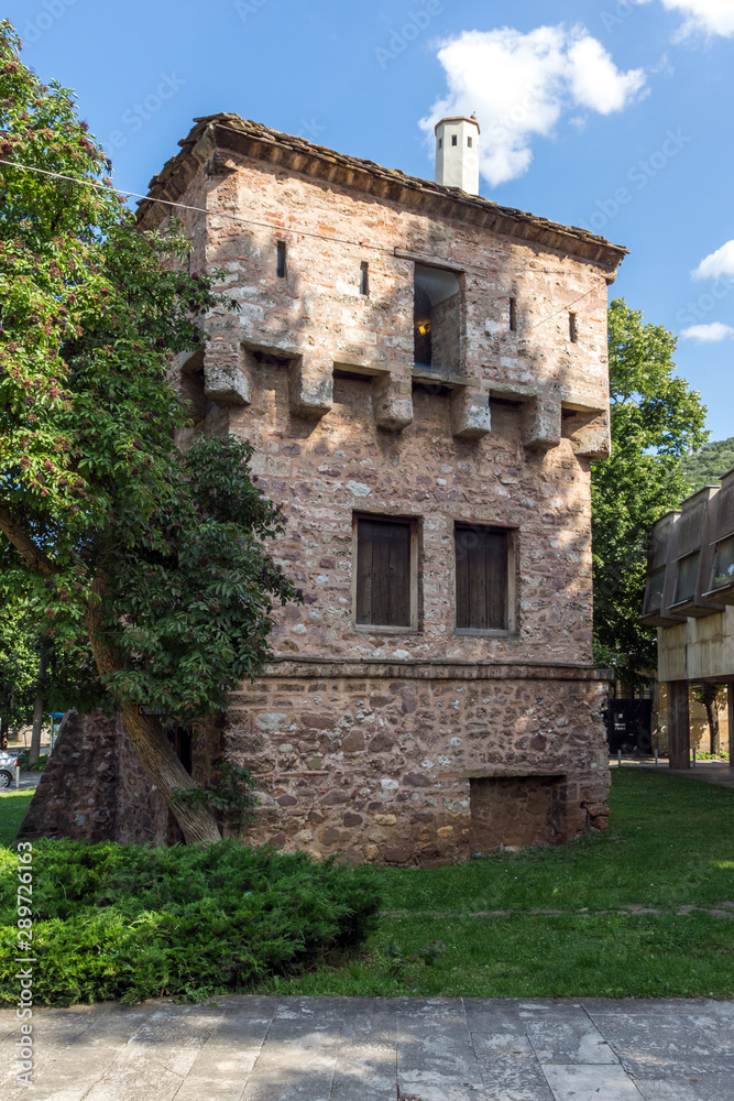 Medieval Kurtpashova Tower in town of Vratsa, Bulgaria