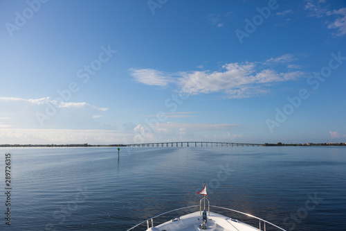Intracoastal Waterway.  Indian River Lagoon, Florida. photo