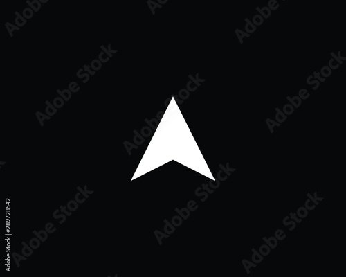 Professional and Minimalist Letter AA Logo Design, Editable in Vector Format in Black and White Color