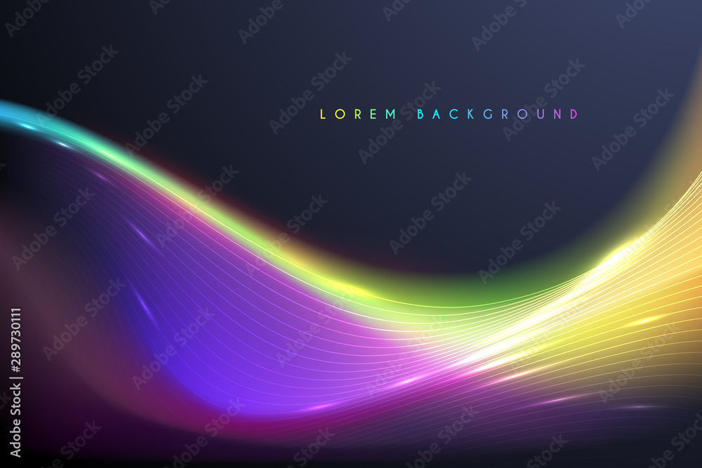 Abstract color light lines background Abstract color light lines background