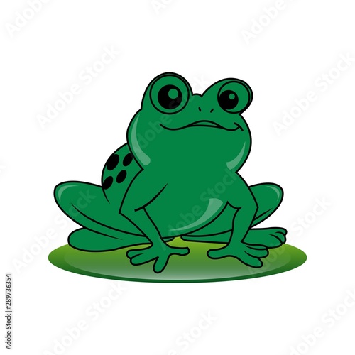 frog icon in trendy design style. frog icon isolated on white background.