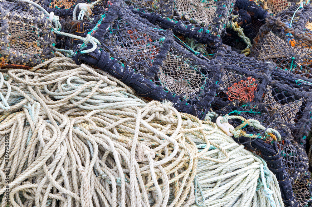 Close up of Lobster Pots and Rope