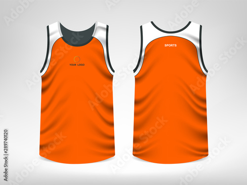 Sleeveless Sport T-shirt Design