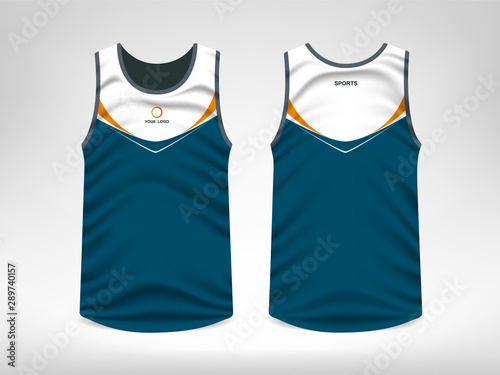 Sleeveless Sport T-shirt Design