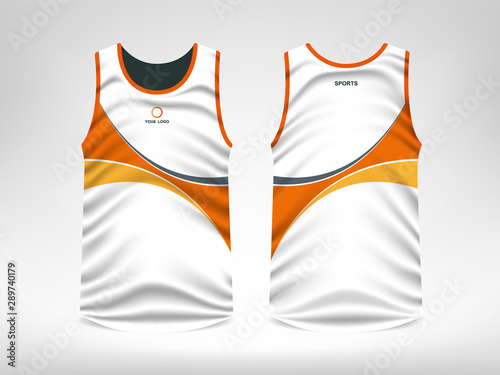 Sleeveless Sport T-shirt Design