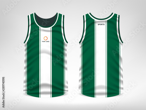 Sleeveless Sport T-shirt Design