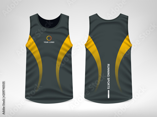 Sleeveless Sport T-shirt Design