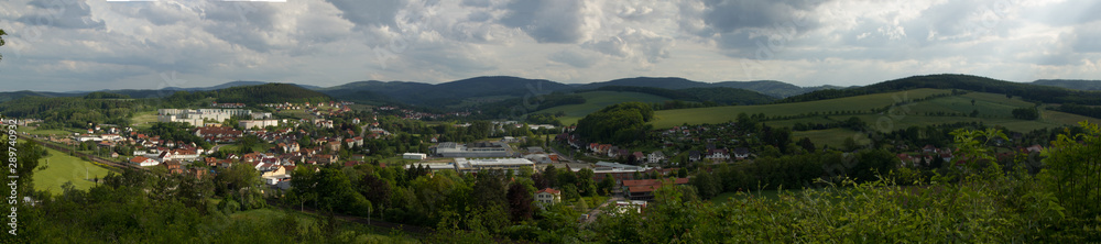 Panorama Thüringer Wald - obrazy, fototapety, plakaty 