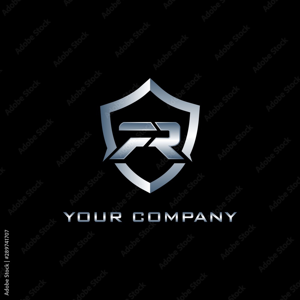 FR letter logo design vector illustration template, F letter logo vector FR letter logo design vector illustration template, F letter logo vector