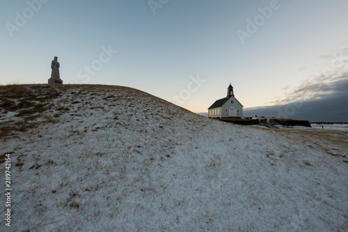 Strandarkirkja (12. Jh.) in Selvogur an der Südküste der Halbinsel Reykjanes photo