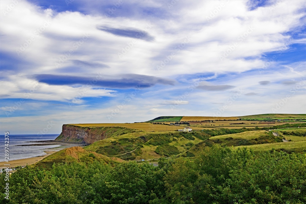 Naklejka premium Saltburn by the Sea, on the Cleveland Way, North Yorkshire, England.jpg