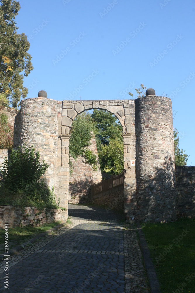 Obraz premium Burg Dhronecken im Hochwald