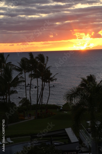 sunset Maui