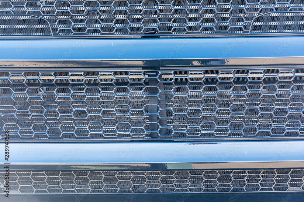 Fancy Afbestille Jeg mistede min vej Mesh car. Radiator grille. Metal texture. the radiator grill is large  powerful. The front of the car. Truck radiator grill. Plastic or metal grill.  radiator grille Stock-foto | Adobe Stock
