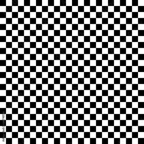 Banner seamless chessboard, checkered background – stock vector