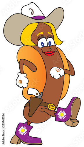 Hot Dog Cowgirl