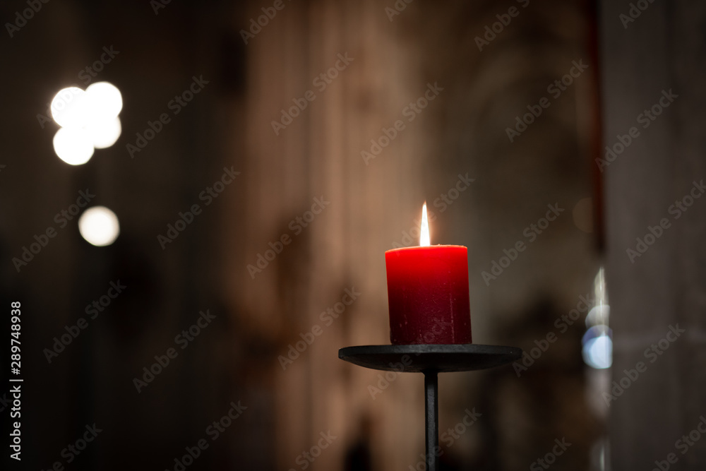Obraz na plátně lonely candle