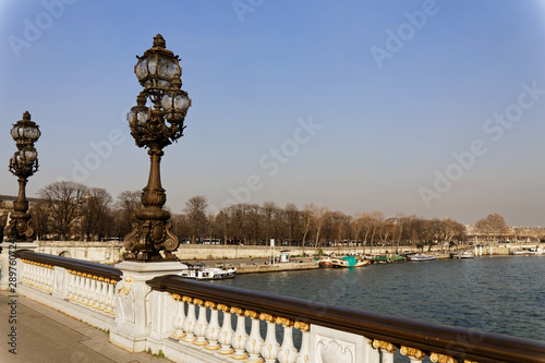 Paris, France - Alexandre III bridge © chromoprisme