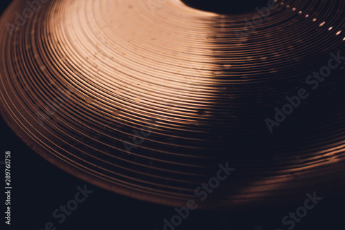 Close-up of Drummer and his Kit, Playing Live with his Band.