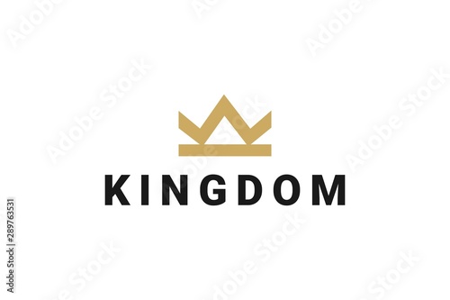 Vintage Crown Logo Royal King Queen abstract Logo design vector template