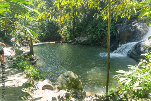La cascada en Minca, Santa Marta