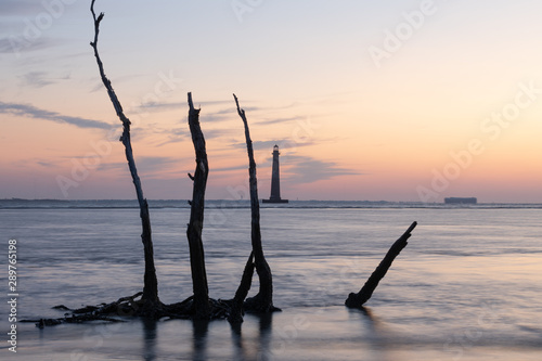 Morris Island lighthouse in Charleston, South Carolina