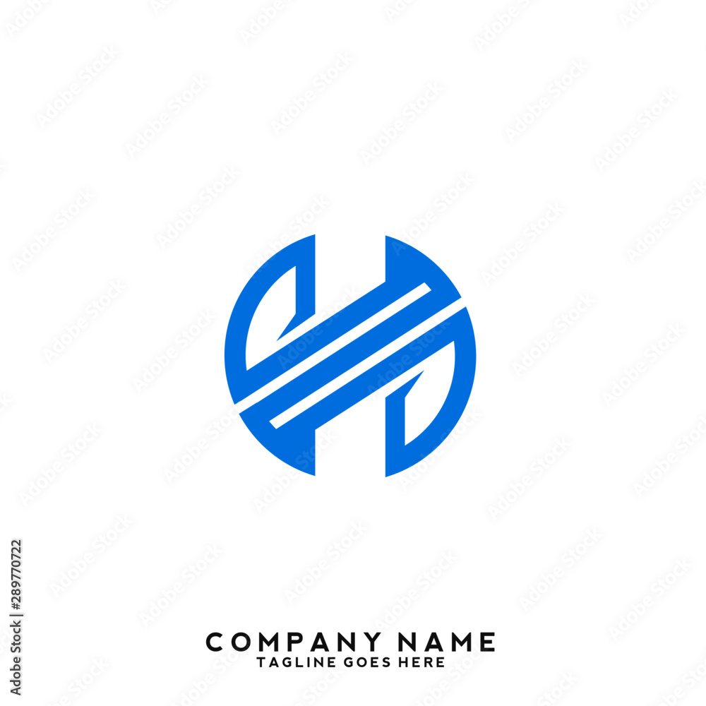 H initial letter, modern logo design template H initial letter, modern logo design template