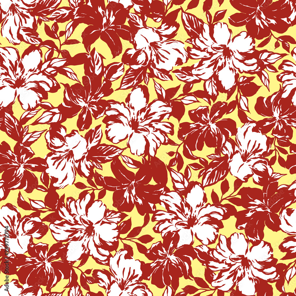 Seamless pattern of a flower impressive beautifully, Seamless pattern of a flower impressive beautifully,