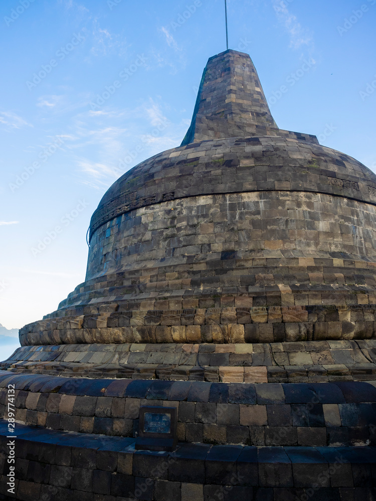 Borobudur, or Barabudur is the world's largest Buddhist temple.Locate at Magelang, Central Java.followed by the monument's listing as a UNESCO World Heritage Site.