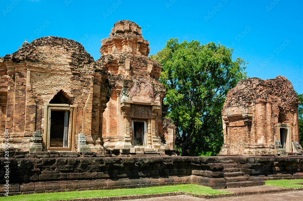 Prasat Sikhoraphum is a Khmer temple located in Thailand, between the cities of Surin and Sisaket.